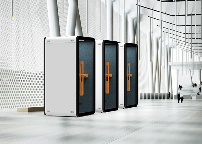 Isolate the noise booth be quiet for rest with advance ventilation system heavy duty super box design