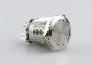 Quality Stainless Steel Latching Push Button Switch Waterproof 1NO 1NC 2NO 2NC wholesale