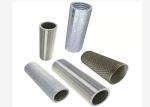 Wear Resistance Stainless Steel Sintered Wire Mesh Filters ISO9001 Approved