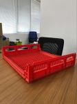 690*605*150mm cheap food grade plastic bakery crate