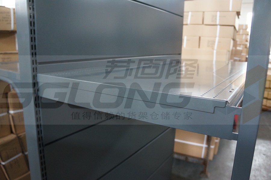 Single Side Pegboard Retail Gondola Shelving System ISO9001 Certification