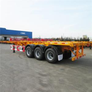 Quality CIMC 40ft Skeleton 3 Axle Container Trailer Chassis wholesale