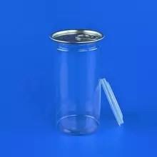 Quality Small Size Plastic Airtight Storage Jars EOE / POE Sealing Type 418Ml wholesale