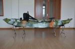 LLDPE Touring Battery Powered Kayak , Short Shaft Trolling Motor Kayak Well