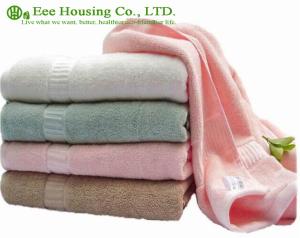 Quality 100% Plain Bamboo Fiber Tower, Eco-friendly and Anti-Bacterial, 34cm*76cm,Blue/ Green/Pink/ khaki wholesale