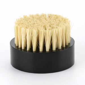 Quality Comfortable Boar Bristle Beard Brush Round Black Sisal Mustache And Beard Brush wholesale