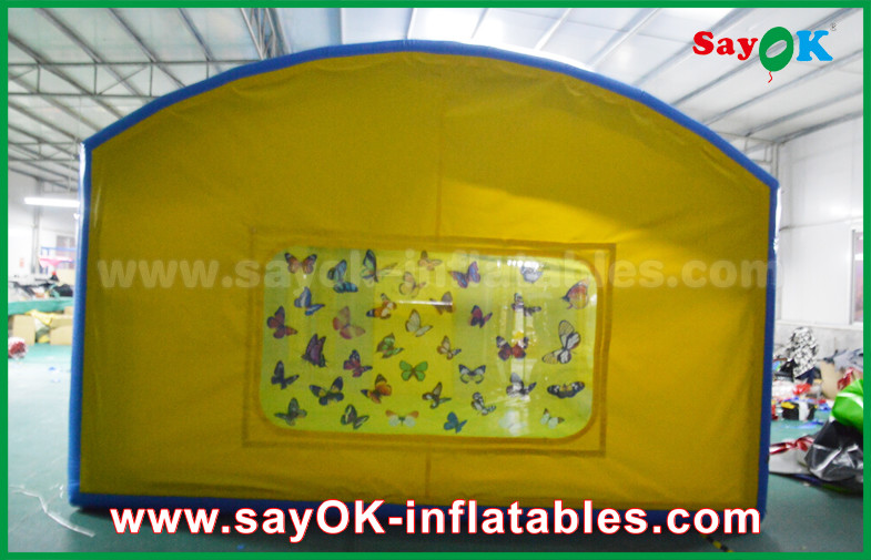 Large PVC Butterfly Inflatable House Tent For Teaching / Blow Up Camping Tent