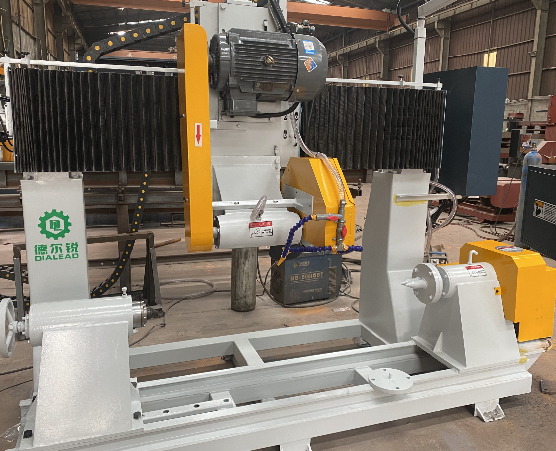 PLC CNC Stone Profiling Machine for Column Ball Vase Baluster Balustrade