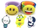 Silicone miscellaneous items custom PVC tide brand cartoon luggage tag bracelet