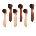 Bristles Horsehair Wooden Shoe Brush Cleaning Polish