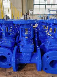 Quality PN10 PN16 125lb 150lb Flanged Rising Stem Gate Valve For Electric Actuator Operation wholesale