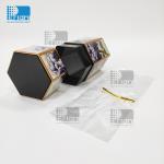 Empty Metal Tea Canisters , Metal Hexagonal Tank Jar Packaging