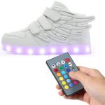 Kids Rechargeable Light Up Shoes , Remote Control Kids Led Light Up Shoes
