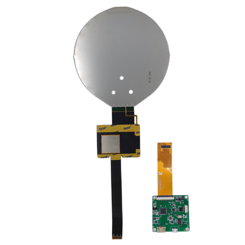 5 Inch Round Tft Lcd Display, With HDMI Board 1080x1080 50pins MIPI , Driving IC 350c/D