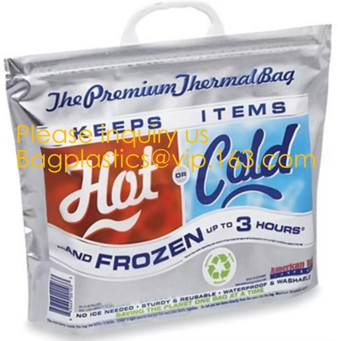 Manufacturer customized portable student instant bag aluminum foil thermal insulation small round food delivery cooler b