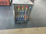 230L Upright Display Bar Fridge With Glass Door Stainless Steel R600a R134a