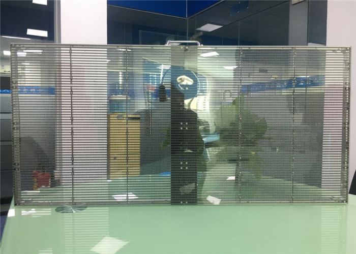 Outdoor Transparent AVOE LED Display P3.91-7.82 1920Hz Refresh rate Ultra Power Saving Design 1000x500mm