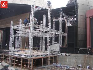 Quality Durable Aluminum Box Truss 12m - 30m Span For Outdoor / Indoor Activities wholesale