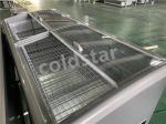 Supermarket Horizontal Frozen Food Island Display Freezer