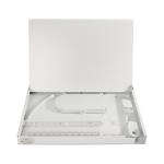 12 Port Rotary 1U Fiber Optic Distribution Frame For 19" Rack Mount