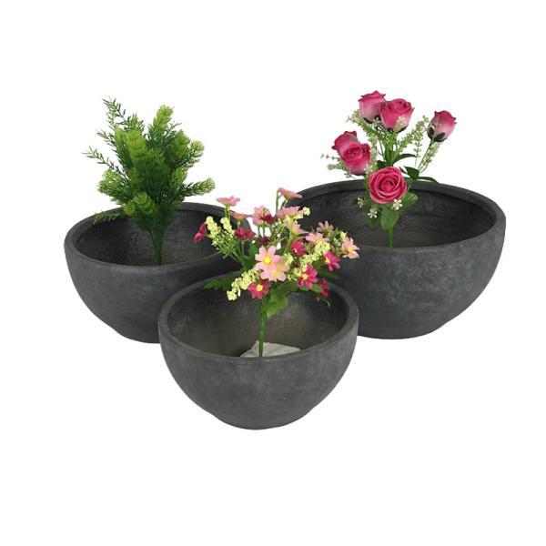 Character Design Fiberclay Planter Frost Resistant Flower Planters Pots For