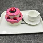 Fidget Toys PU Foam Slow Rising Soft Anti - Stress Toy Jumbo Fake Cake Squishy