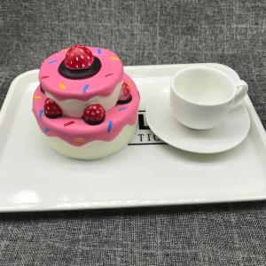 Quality Fidget Toys PU Foam Slow Rising Soft Anti - Stress Toy Jumbo Fake Cake Squishy wholesale