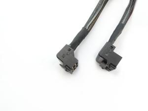 Quality 30AWG Elbow 0.5 Meter 1.6ft Serial Attached Scsi Cable wholesale