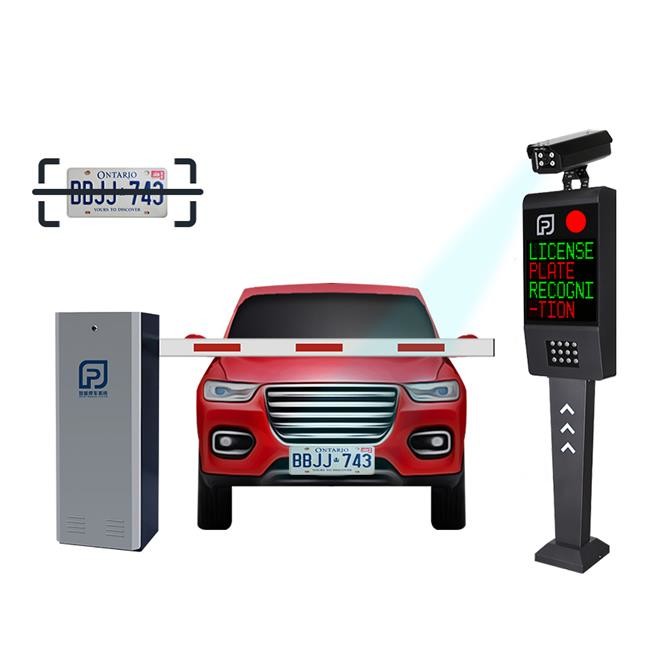 LPR Parking Controller With 5mp License Plate Recognition Camera System
