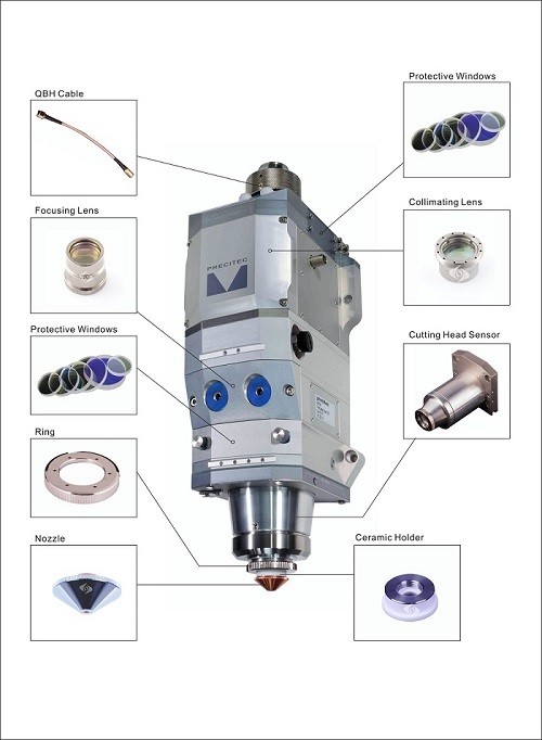 CNC Fiber Laser Cutting Parts Nozzle For Precitec/Wsx Cutting Head