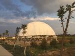 Trade Show Geodesic dome tent marquee with steel / aluminum frame