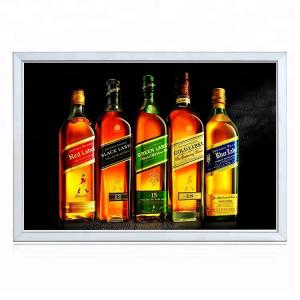 Quality Waterproof Aluminum Profile Slim LED Light Box Sign Snap Frame 18mm Thickness wholesale