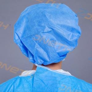 Quality EO Gas Disinfecting 10GSM SMS Disposable Isolation Cap wholesale