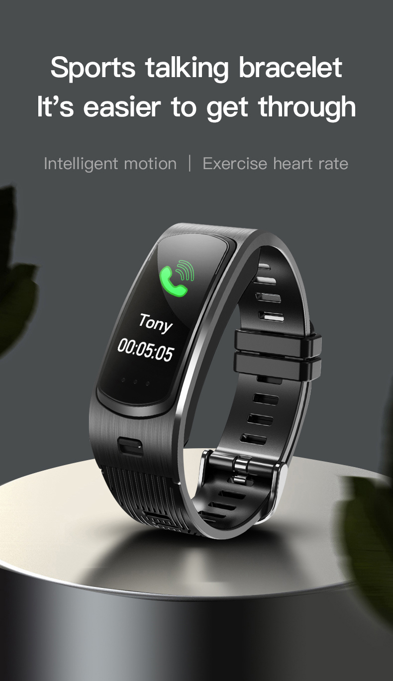 NFC M7 Silicone Strap Smart Watch 90MAH Earbuds 2 In 1 Android Electronics Exercise Equipments