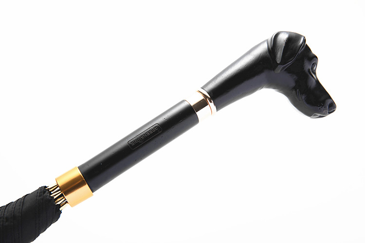 Carved umbrella with black walnut and beech handle wood handle wood stick umbrella
