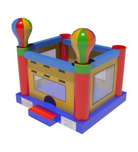Quality Commercial Inflatable Bounce House With Hot Air Ballon Patterns wholesale