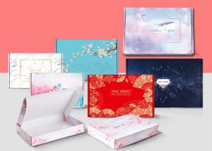 Quality SGS Customizable Cosmetic Paper Packaging Makeup Shipping Boxes With Logo Recyclable wholesale