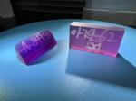 99.999% Purple Color Titanium Sapphire Pigeon Blood Ruby Rod
