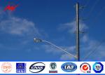 36M High Tension 8mm Thickness Steel Tubular Power Pole For Electricity