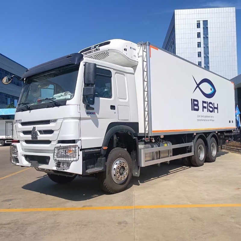 10 wheel 20-25 tons refrigerator truck 6x4 SINOTRUK HOWO truck refrigeration unit
