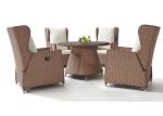 Waterproof Rattan Wicker Outdoor Table Chairs Dining Garden Set