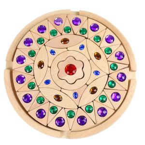 Quality Creative Rainbow Building Blocks Mandala Diamond Wisdom Assembly Game wholesale