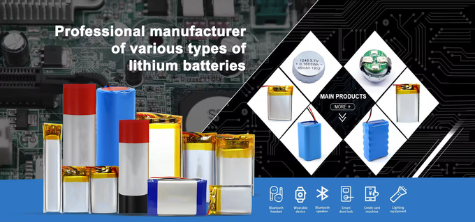 4.2V 350mAh Custom Lithium Ion Polymer Batteries 562526 Max 1.0C Discharge for Digital Products