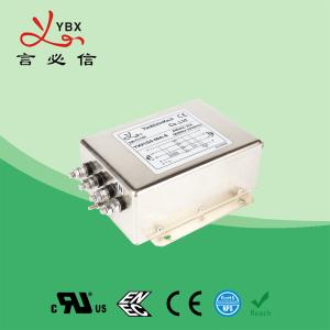 Quality Electric Passive 3 Phase Power Line Filter 440V 480V 50A Metal Case wholesale