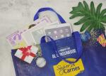 Waterproof PP Woven Recyclable Tote Bag 40*30*12cm Reusable Machine Printing