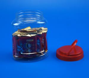 Quality Transparent Square Plastic Storage Bins Screw On Lid Sealing 121 * 91 * 149MM wholesale