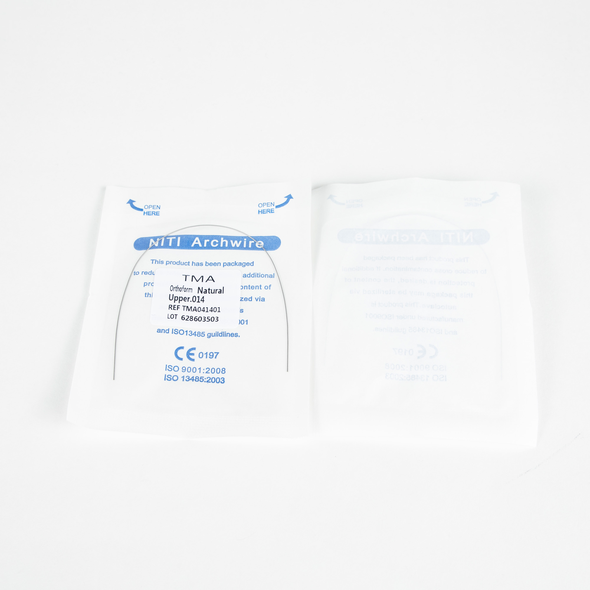 Niti Round Natural Form TMA Orthodontic Arch Wire Super Elastic