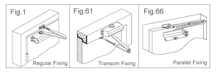 En2-5 EN1634 EN 1154 Door Closer 100 Kg Europe Style For Access Control System
