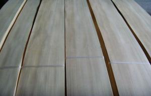 Quality 0.5 mm Anegre Quarter Cut Veneer For Plywood Without Figure wholesale