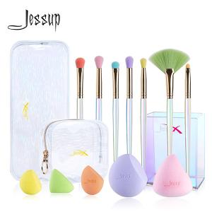 Quality Fantasy Synthetic Hair Jessup Makeup Brushes Set With PU Bag wholesale